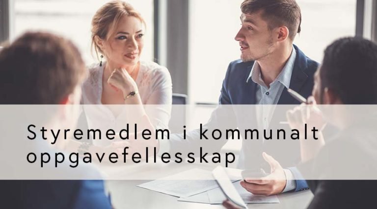 Styremedlem i kommunalt oppgavefellesskap