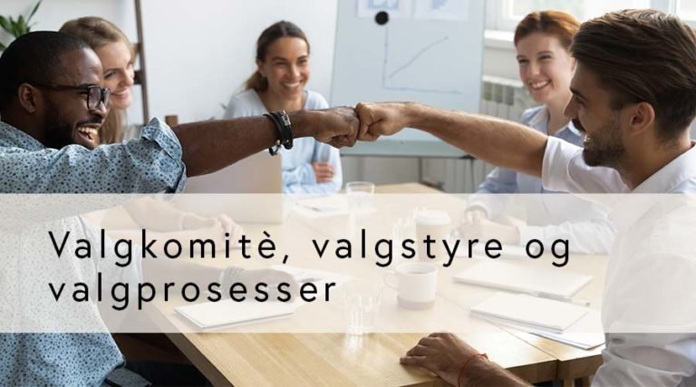 Valgkomite, valgstyre og valgprosesser