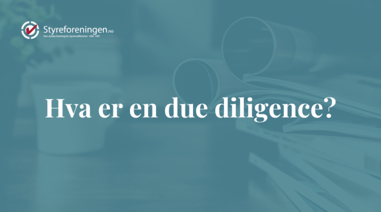 Hva er en due diligence?